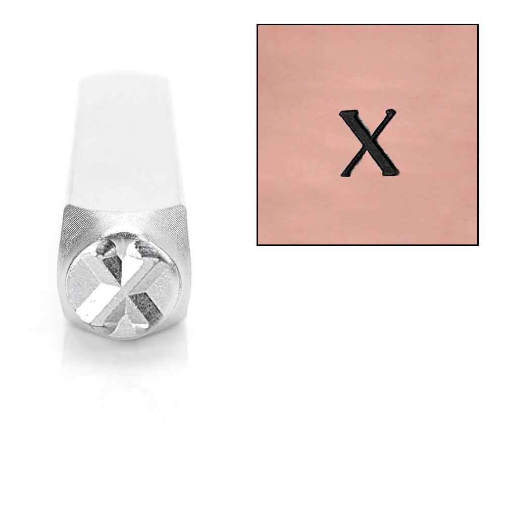Metal Stamping Tools ImpressArt Chi Greek Letter Stamp, 6mm